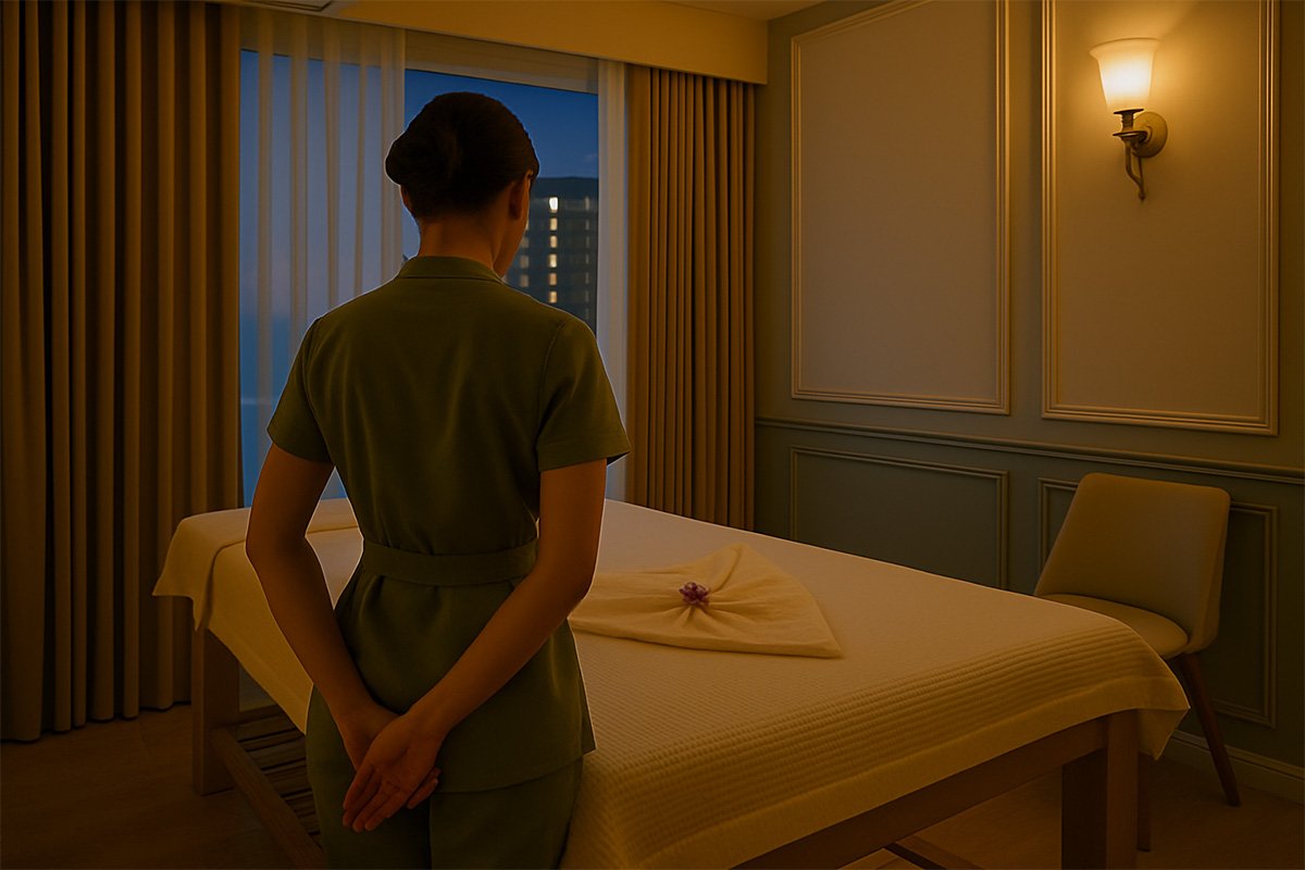 ทีมพนักงานนวด Therapeute Wellness Center คือมืออาชีพ